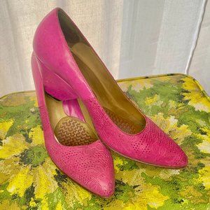 Pink Fluevog Heels